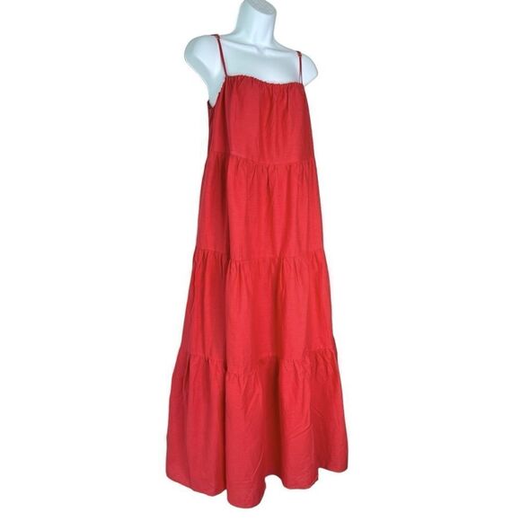Charlie Holiday Anthropologie Women’s L Jenna Maxi Dress NEW - Picture 6 of 16
